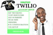 setup verified twilio with siptrunk