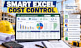 create a construction cost and expense tracker in excel