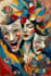 create magical abstract art, psychedelic, surrealism, cubism