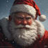 illustrate original santa character portraits