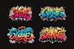 create graffiti logo designs