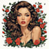 design a beautiful custom pin up illustration