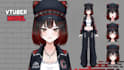 design high quality vtuber model art ready for rigging