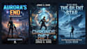 design a sci fi fantasy book cover design that sells