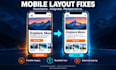 fix HTML CSS bugs and responsive layout issues