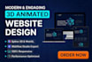 create 3d interactive website threejs  webgl landing page 3d website
