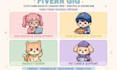 draw cute cartoon character and mascot design