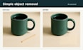 recolour selected areas and remove simple objects from ai images