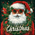 create custom trendy typography christmas t shirt design