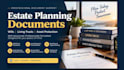 create and organize living trust, will and estate planning document