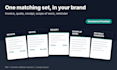 set up branded invoice templates and an invoice tracker spreadsheet