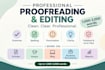 proofread and correct your english document