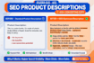seo product descriptions for shopify, amazon and etsy