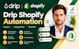 setup drip shopify post purchase winback repeat purchase automation ecommerce
