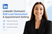 linkedin outreach, b2b lead generation and appointment setting