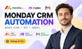 monday com crm monday automation make com api scenario monday boards gmail agent