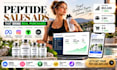 setup peptide sales ads, facebook ads google ads, peptide marketing sales funnel