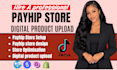 set up payhip, payhip online store, payhip website stan store marketing