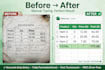 convert scanned PDF image and screenshot to editable excel