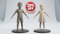 create 3d toy model articulated character toys miniatures and printable models