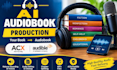 create a professional ai audiobook from your book for book
