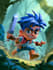 draw 2d game character illustration
