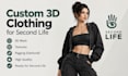 do 3d clothing design 3d rigging virtual clothing second life second life mesh