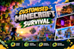 build survival base and village structure in minecraft