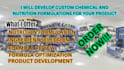develop custom chemical and nutrition