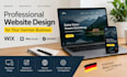 design german wix website, redesign wix website, wix  studio and showit website