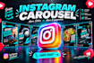 design viral instagram carousel posts and linkedin carousel