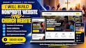 build nonprofit website and church website