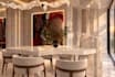 revamp 3d apartment interior decor,l shape kitchen,dining room,grammetry render