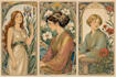 create illustrations in art nouveau style