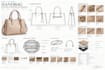 create detailed handbag technical drawings with measurements