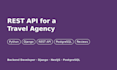 build a rest API or admin dashboard with django or nestjs and postgresql