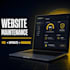 maintain your website, fix issues and update content