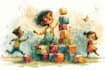 create custom educational book illustrations