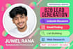 b2b lead generation and linkedin email finding