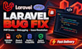 fix laravel PHP bugs, errors, and issues