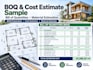 do construction quantity takeoff and cost estimation