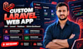 custom laravel web application development