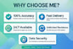 do data entry, web research, excel data entry and google sheets