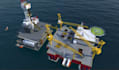 create 3d industrial animation 3d rov subsea inspection offshore animation