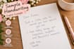 handwrite letters, notes and cards in english or hebrew
