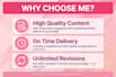write blog post and articles