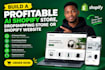 build a profitable ai shopify store, dropshipping store or shopify website