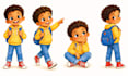 create a childrens book character turnaround sheet