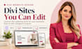 design divi website, divi landing page, divi expert, divi theme design