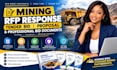 write mining rfp response, tender bid, proposal and professional bid documents